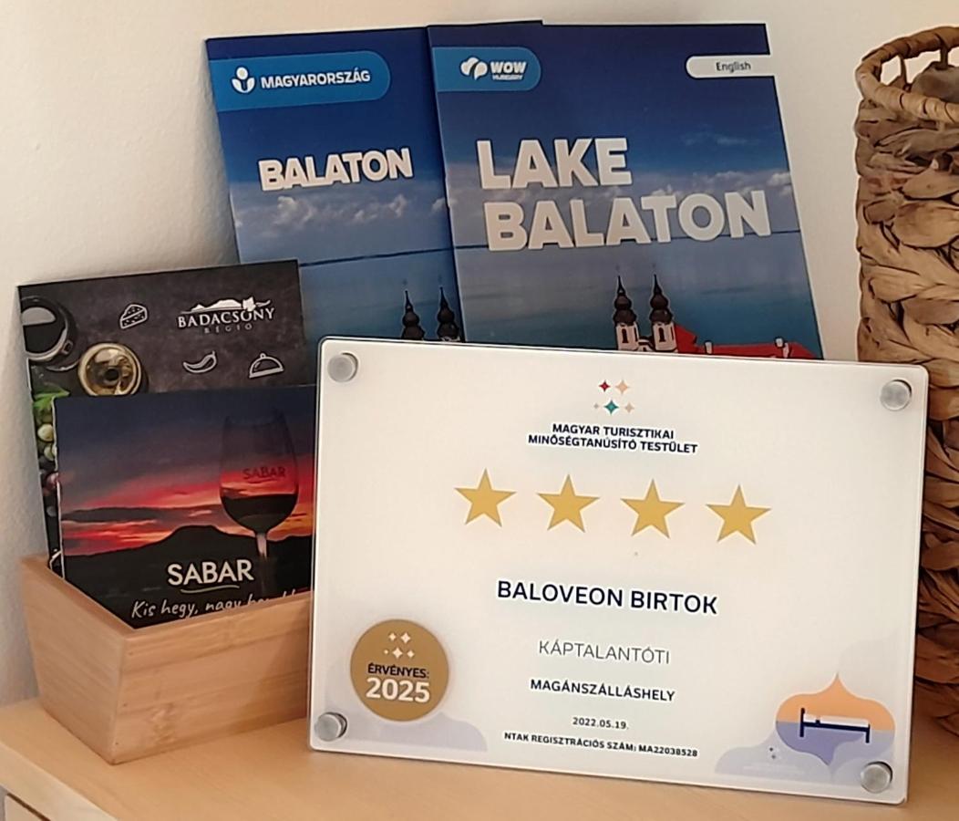 Baloveon Birtok Kaptalantoti Kültér fotó